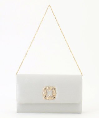 ANY SIS 【2WAY】ストーンバックル ショルダー  バッグ シルバー