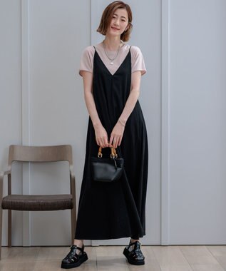 23区 S 【接触冷感/洗える】フレンチスリーブ IT TEE [WEB限定]ダスティピンク系