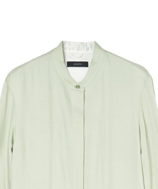 JOSEPH ソフトビスコーステーラリング　シャツドレス Matcha