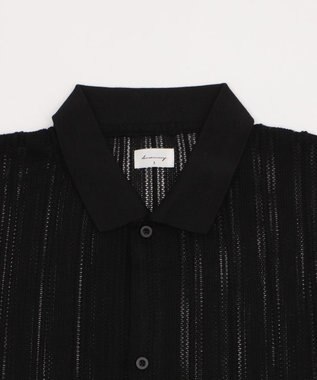 WEGO 【２点SET】アンサンブルシアーシャツ（SS） ブラック