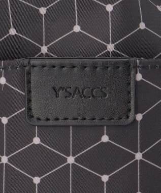 Y'SACCS キュービック×ポイントドット　2WAYトート＆ショルダー　Sサイズ ブラック