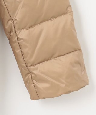 自由区 【XSサイズ～/洗える】ブライトダウン ミドル丈ダウンコート キャメル系