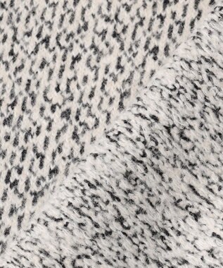 uncrave ツイードニット ジレ オフ×ブラック