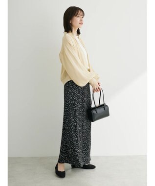 Green Parks Ｂ．シアーギャザーブルゾン Light Beige