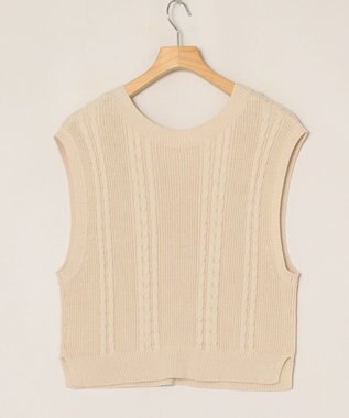 ONWARD Reuse Park 【any SiS】ベスト秋冬 ベージュ