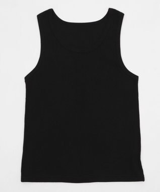 WEGO リブタンクトップ ブラック