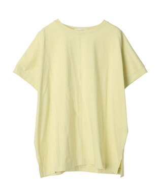 Green Parks インド綿 フレンチスリーブ前後差カットプルオーバー Light Green