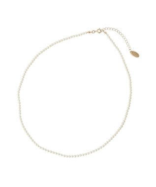 AMERICAN HOLIC ガラスパールネックレス White