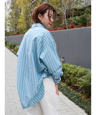 AMERICAN HOLIC ドロップショルダーＢＩＧシャツ／Ｂ．ＨＰＯＬＯＣＬＵＢ Green