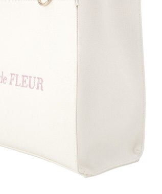 Maison de FLEUR スカーフ付きギャザーハンドル２Ｗａｙバッグ Pink