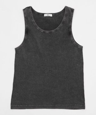 WEGO リブタンクトップ ブラック