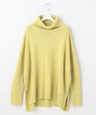 UNFILO 【洗える】マイニチカラー ニット ライトイエロー系