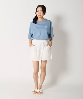 OP／FILA 【Ocean Pacific】レースショートパンツ ホワイト