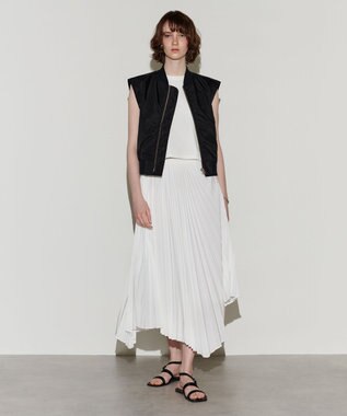 NAVE 【Nave　洗える】クリアジャージー ノースリーブ ホワイト系