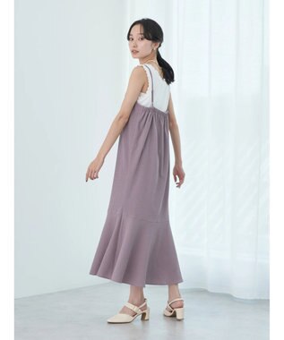 earth music&ecology ＳＥＴ２点カシュクールプルオーバー＋ワンピース Pink