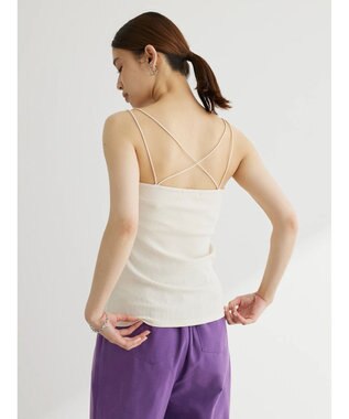 Green Parks カップ付きマルチストラップキャミ Light Beige