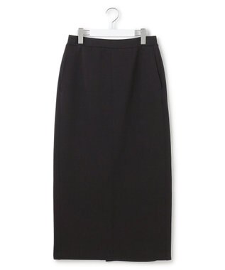 23区 S 【洗える】コットンエアーダンボール Iライン スカート ブラック系