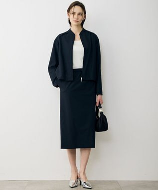 ICB 【先行予約】 アトラストリコット ジップアップブルゾン ネイビー