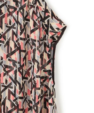 23区 【洗える】Ratti アブストラクトプリント ブラウス オレンジプリント