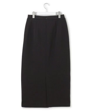 23区 S 【洗える】コットンエアーダンボール Iライン スカート ブラック系