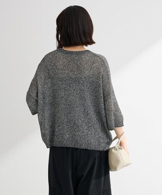 Green Parks ざっくりニットプルオーバー Gray