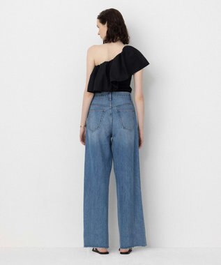 NAVE 【Nave・洗える/撥水/ストレッチ素材】ライトタフタ ワンショルダーブラウス ブラック系