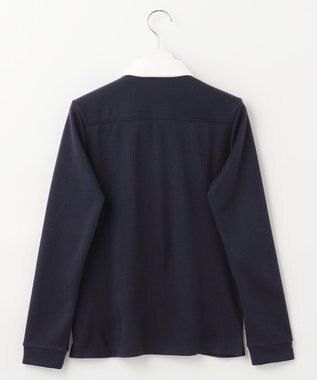 23区GOLF 【WOMEN】【WEB&一部店舗限定】針抜きクレリック 長袖シャツ ネイビー系