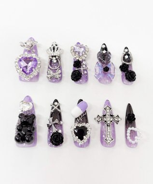 WEGO デザインデコネイルチップ 柄9