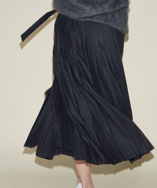 BEIGE， 【10th Anniversary】FLANNEL / プリーツスカート C Gray