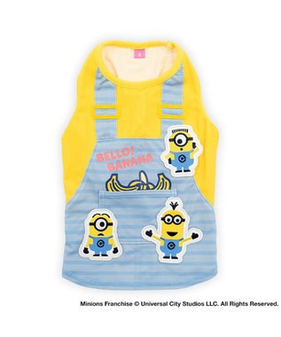 PET PARADISE ミニオン エコメイド オーバーオール風 タンクトップ 中型犬 大型犬 イエロー