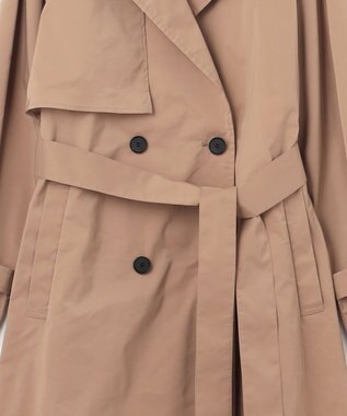 ICB メモリートレンチ コート レディッシュブラウン系