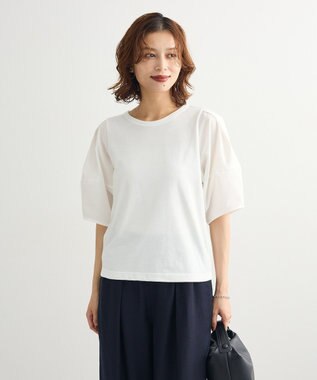 Green Parks ・ＥＬＥＮＣＡＲＥ　ＤＵＥ　バックＺＩＰハイブリットＴ Off White