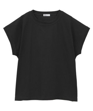 CRAFT STANDARD BOUTIQUE カットクレープクルーネックTシャツ Black
