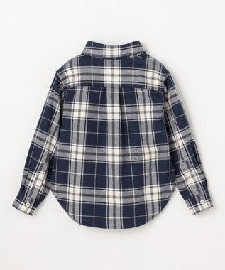 J.PRESS KIDS 【110-130cm】ビッグチェック シャツ ネイビー系4
