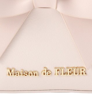 Maison de FLEUR ローズブーケキューブショルダーバッグ Ivory