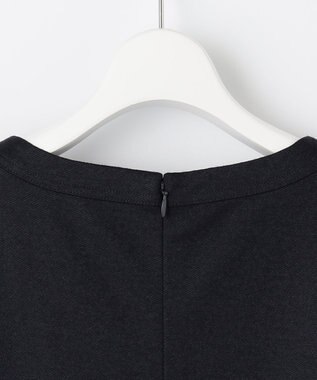 J.PRESS LADIES アクアレジェンドウールジャージー ワンピース ネイビー系