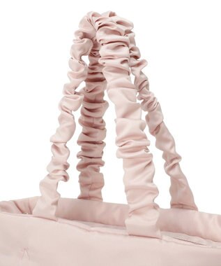 Maison de FLEUR ローズリボン刺繍パファートートバッグ Pink