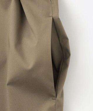 #Newans 【ANSWER for 産前産後ママ】リボン取り外し可能！シャツカラーワンピース カーキ系