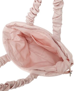 Maison de FLEUR ローズリボン刺繍パファートートバッグ Pink