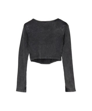 WEGO ヴィンテージウォッシュコルセットデザイントップス スミクロ