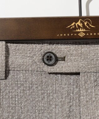 JOSEPH ABBOUD 【ウエストも伸びる！ストレッチ・洗える・軽量・防しわ・速乾・エコ撥水】ライトウェーブパンツ ベージュ系