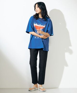 SHARE PARK MENS 【UNISEX】UVカット アートコラボTシャツ〈HIKING〉 ブルー