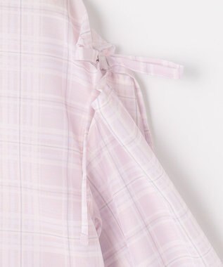 ANY KIDS シアーチェックシャツ ピンク