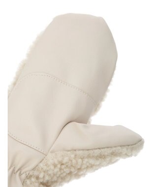 Green Parks ボアミトン手袋 Ivory