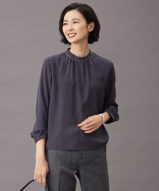 J.PRESS LADIES 幾何プリント カットソー ネイビー系5