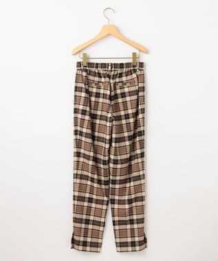 組曲 【WEB限定カラーあり】ウールライクストレッチ イージーパンツ ベージュ系3