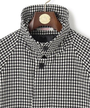 J.PRESS MEN 【J.PRESS ORIGINALS】T/W LIGHT TWEED BALMACAAN COAT / JAPAN MADE ブラック系3