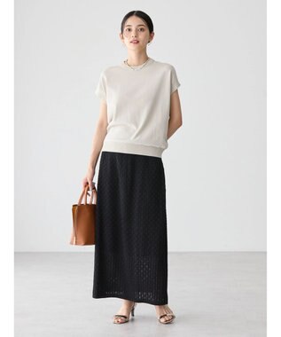 AMERICAN HOLIC レース編みスカート Black