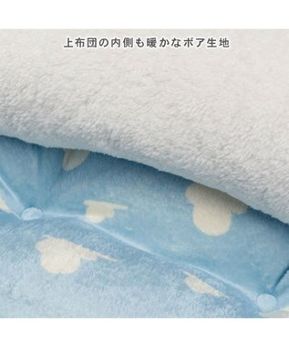 PET PARADISE ディズニー トイストーリー 遠赤外線 くつろぎマット Ｓ ホワイト×ブルー