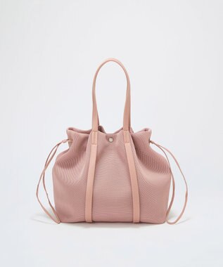 TOPKAPI 【Breath TOPKAPI】メッシュ 2way ビッグ トートバッグ ピンクグレー